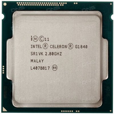   Intel Celeron G1840  2.8GHz Dual Core Haswell (LGA1150, DMI, L3 2MB, 53W, 1050MHz, 22nm) T