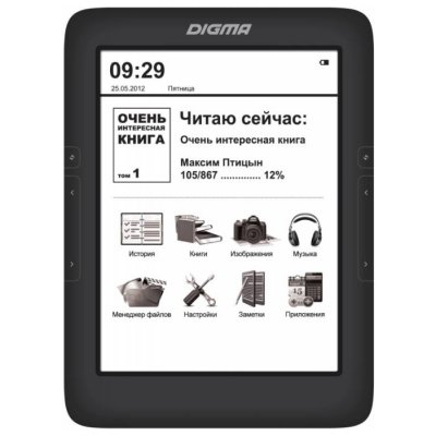     Digma S675-HDTL 6" E-ink Pearl, 4 GB,  ,   