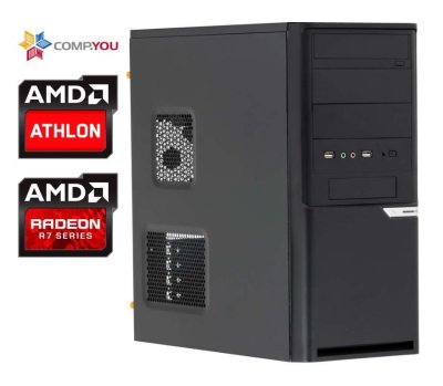     AMD   Office W155 Athlon II X2-370K 4GHz, 2Gb DDR3, 1000Gb, Radeon R7