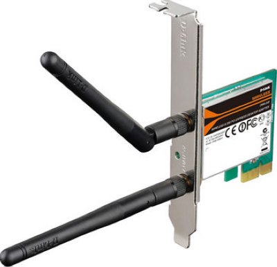    D-Link (DWA-548 /A1A) Wireless N 300 PCI-E x1 Desktop Adapter (802.11g/n, 300Mbps)