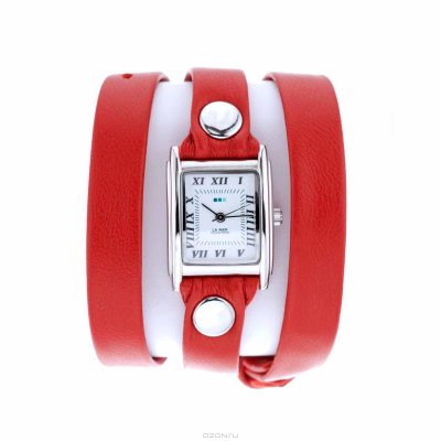      La Mer Collections "Simple Red/Silver". LMSTW1009