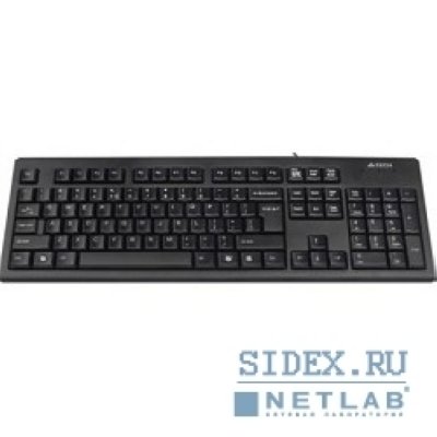    Keyboard A4tech KRS-83 black PS/2