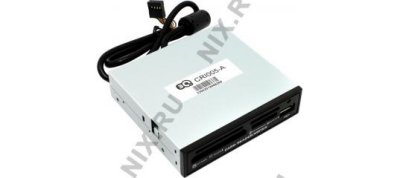    3Q (CRI005-A) Black 3.5" Internal USB2.0 CF/MD/SM/xD/MMC/SDHC/MS(/Pro/Duo)Card Reader/Writ