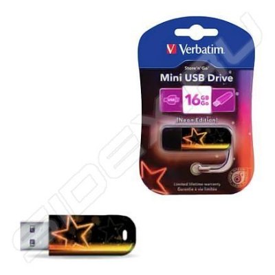   USB 16Gb Verbatim Mini Neon Edition 49394 USB 