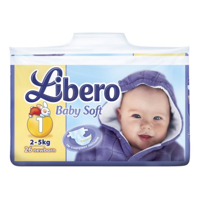    Libero "Premium Baby Soft" Newborn Pack 2-5  (30 ) 7322540592696