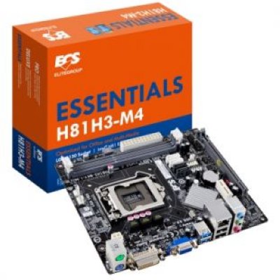   ECS H81H3-M4   (H81,LGA1150,mATX,2*DDR3(1600),PCI-Ex16,GLan,2*SATA 3G/2*SATA 6G,5.1
