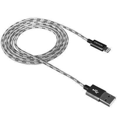    Canyon USB - Lightning 1m Dark Gray CNE-CFI3DG