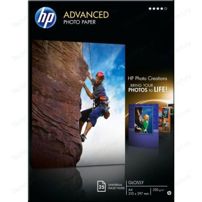    Q5456A HP Advanced Glossy Photo Paper 250 g/m2-A4/210 x 297 mm/25 sht