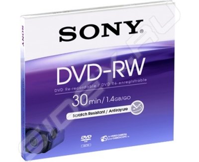    DVD-RW Sony 1.4Gb Slim Case (1 ) (DMW30AJ)