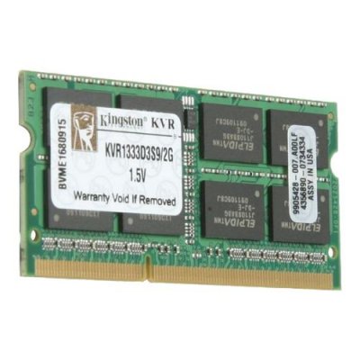     SODIMM DDR3 (1333) 2Gb Kingston KVR1333D3S9/2G Retail