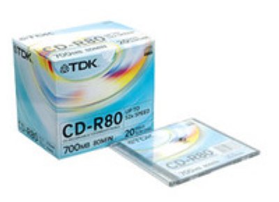   TDK CD-R80SCA10-L  CD-R 700 , 80 ., 52x, 10 ., Slim Case