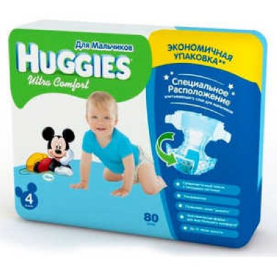   Huggies  "Ultra Comfort" Giga Pack 8-14    (80 ) 5029053543673