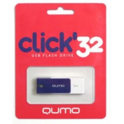   - USB2.0 32  QUMO Click Sapphire ( QM32GUD-CLK-Sapphire )