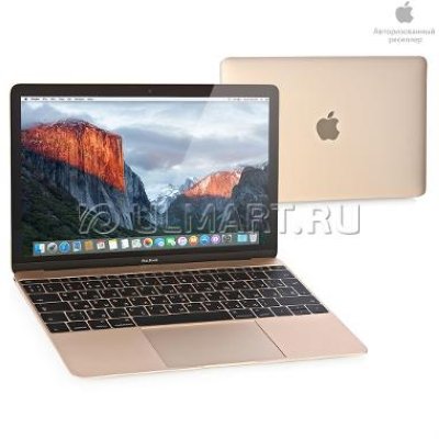    Apple MacBook Gold, 12" 2304x1440, Intel Core M3 1.1GHz, 8Gb, 256Gb SSD, HD Graphics 515, Wi