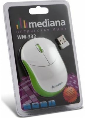      Mediana WM-332 White-Green USB