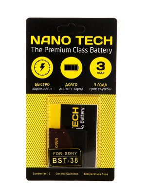    Nano Tech ( BST-38) 900mAh  Sony T650/K770i/ K850i/Xperia X10 mini Pro