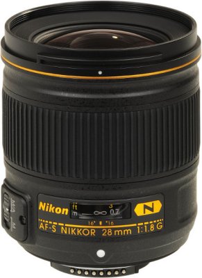     Nikon 28  f/16-1.8 Nikkor 28mm f/1.8G AF-S