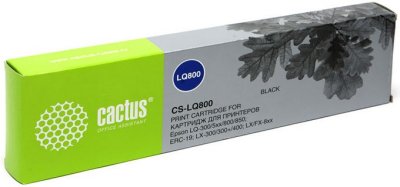   Cactus CS-LQ800, Black    Epson LQ-300/5xx/800/850/ERC-19/LX-300/300+/400/FX-8xx