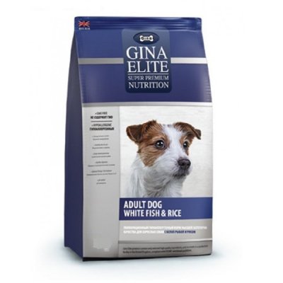      Gina Elite Dog White fish&Rice 3kg 250003.0