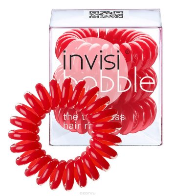   Invisibobble -   "Raspberry Red", 3 