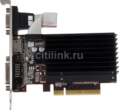    Palit PCI-E nVidia GT720 1024Mb GeForce GT 720 1024Mb 64bit DDR3 797/800 DVI/HDMI/CRT/HDC