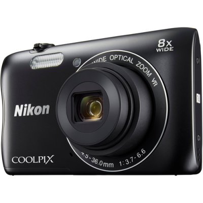    Nikon CoolPix S3700  20.1Mpix Zoom8x 2.6" 720p 25Mb SDXC CCD 1x2.3 IS opt 2minF 1.1