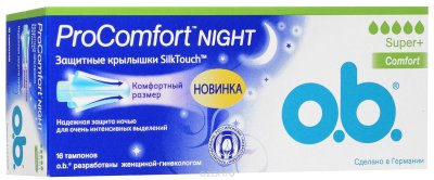   o.b.  ProComfort Night Super Plus Comfort 16 .