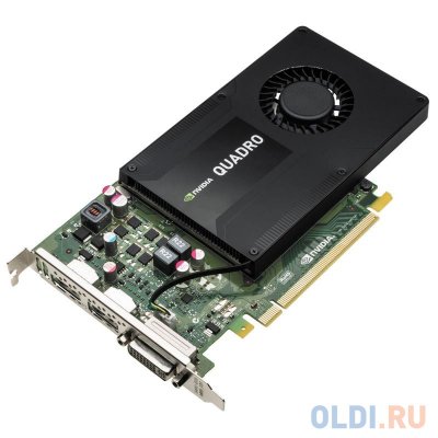    Dell NVIDIA Quadro K2200 PCI-E 2.0 4096Mb 128bit 3840x2160 DVI Display Port (490-BCGD) OE