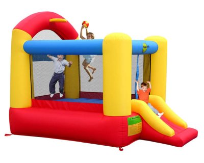   Happy Hop   Slide and Hoop Bouncer 9304N