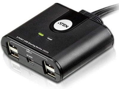    ATEN US224 2-Port USB Peripheral Sharing Device
