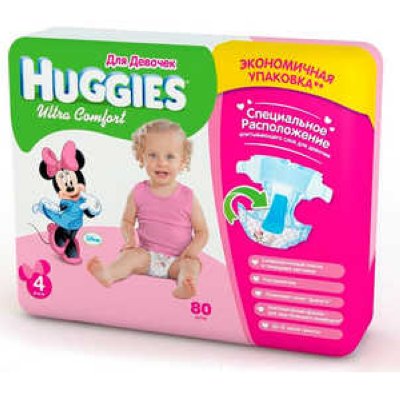   Huggies  "Ultra Comfort" Giga Pack 8-14    (80 ) 5029053543680