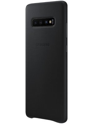     Samsung Galaxy S10 Plus Leather Cover Black EF-VG975LBEGRU