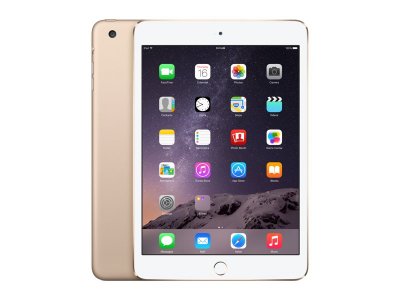    APPLE iPad mini 3 128Gb Wi-Fi Gold MGYK2RU/A (Apple A7/1024Mb/128Gb/Wi-Fi/Bluetooth/Cam/7.9/