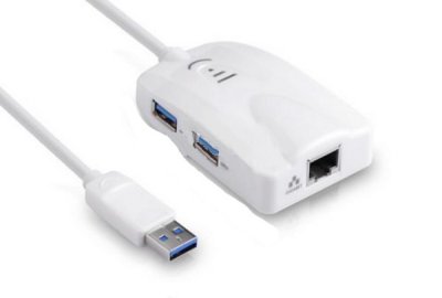    Greenconnection (GC-U3CL02) USB3.0 AM -) Gigabit Ethernet + 3 port USB3.0 Hub