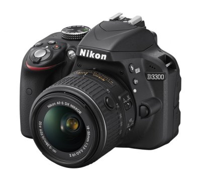    Nikon D3300 Black KIT (AF-S 18-55mm DX VRII 24,7Mp, 3" LCD)