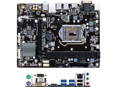     Gigabyte GA-H81M-S2H Soc-1150 Intel H81 2xDDR3 mATX AC`97 8ch(7.1) GbLAN+VGA+DVI+H