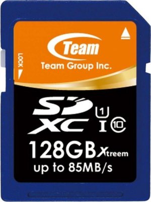     SDXC 128GB class 10 Team xTreem TSDXC128GU8501