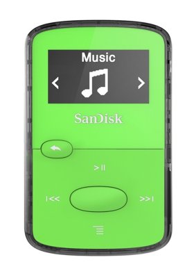    SanDisk Sansa Clip Jam - 8Gb Green SDMX26-008G-G46G