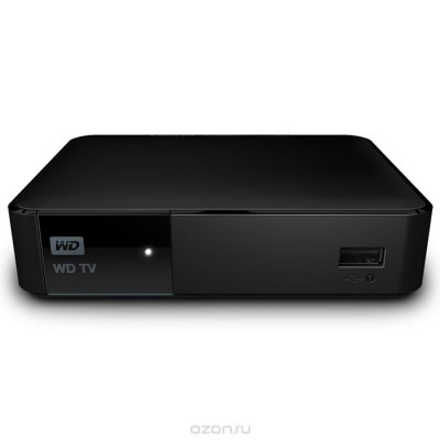   WD TV Media Player (WDBPUF0000NBK-EESN) (FullHD A/V Player, HDMI, RCA, USB, LAN, WiFi, Miracast, 
