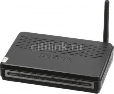    D-link DSL-2640U/RA/U1A/U2A Wireless 802.11n ADSL/ADSL2/ADSL2+ (Annex A) Router, 1 ADS