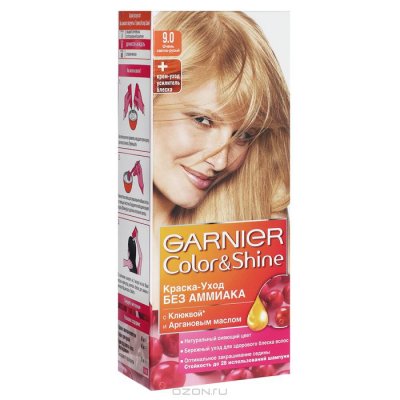   Garnier    "Color&Shine", 9.0.  -