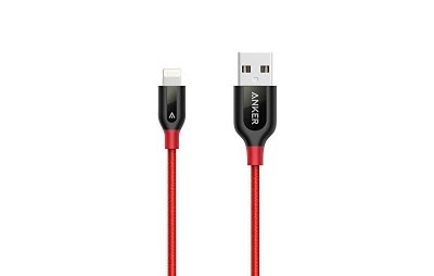     Anker PowerLine+ USB - Lightning MFi 0.9m Red A8121H91 891578
