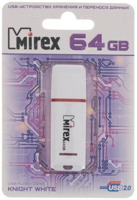    USB Flash Mirex Knight White 64 