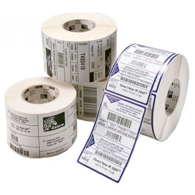    Zebra 880191-076D Label, Paper, 102x76mm. Direct Thermal, Z-Perform 1000D, Uncoated, 25mm Core