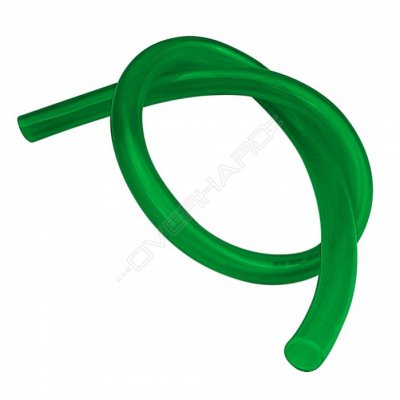     Koolance Tubing, Green UV-Reactive PVC, 10mm x 13mm (3/8in x 1/2in)
