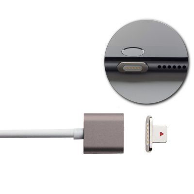      Moizen Magnetic Charging Cable 1.2m  iPhone Space Gray SNAP-C1A-1-SG