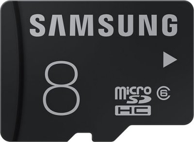     Micro SecureDigital Micro SecureDigital 8Gb SDHC Samsung Basic class10 (MB-MA08DRU) + 