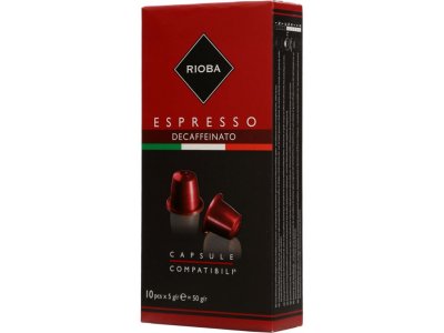    Rioba Espresso Decaffeinato 10 