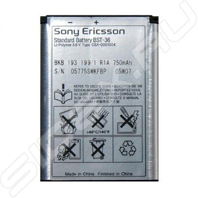     SonyEricsson BST-36 (K310/510/Z550/J300) Li780