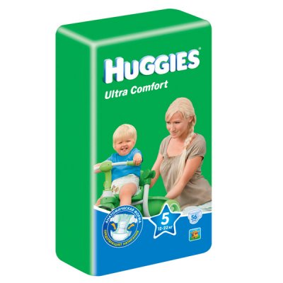    Huggies Ultra Comfort Mega Pack (5) 12-22  56 